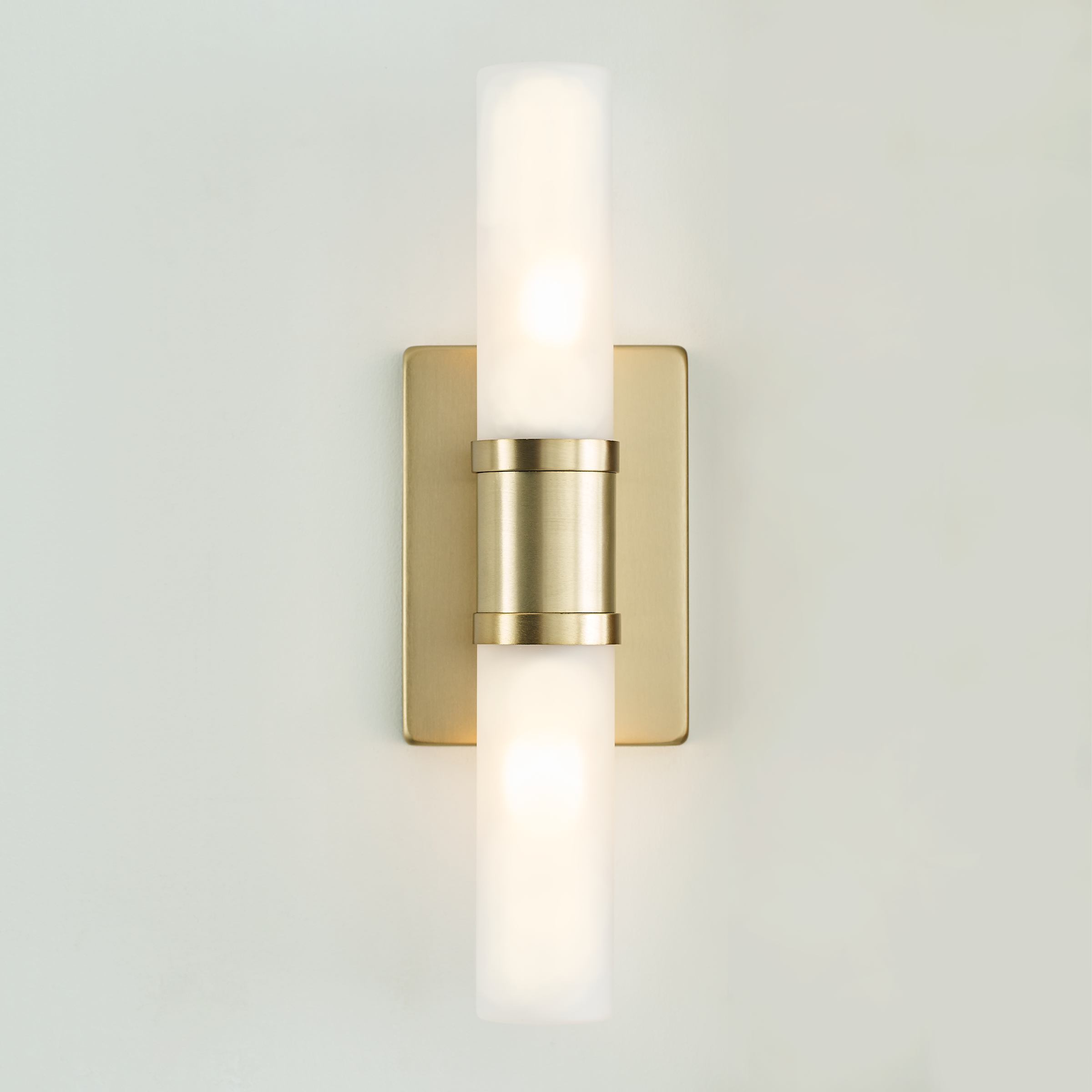 Keaton Small Two Light Wall / Bath Satin Brass