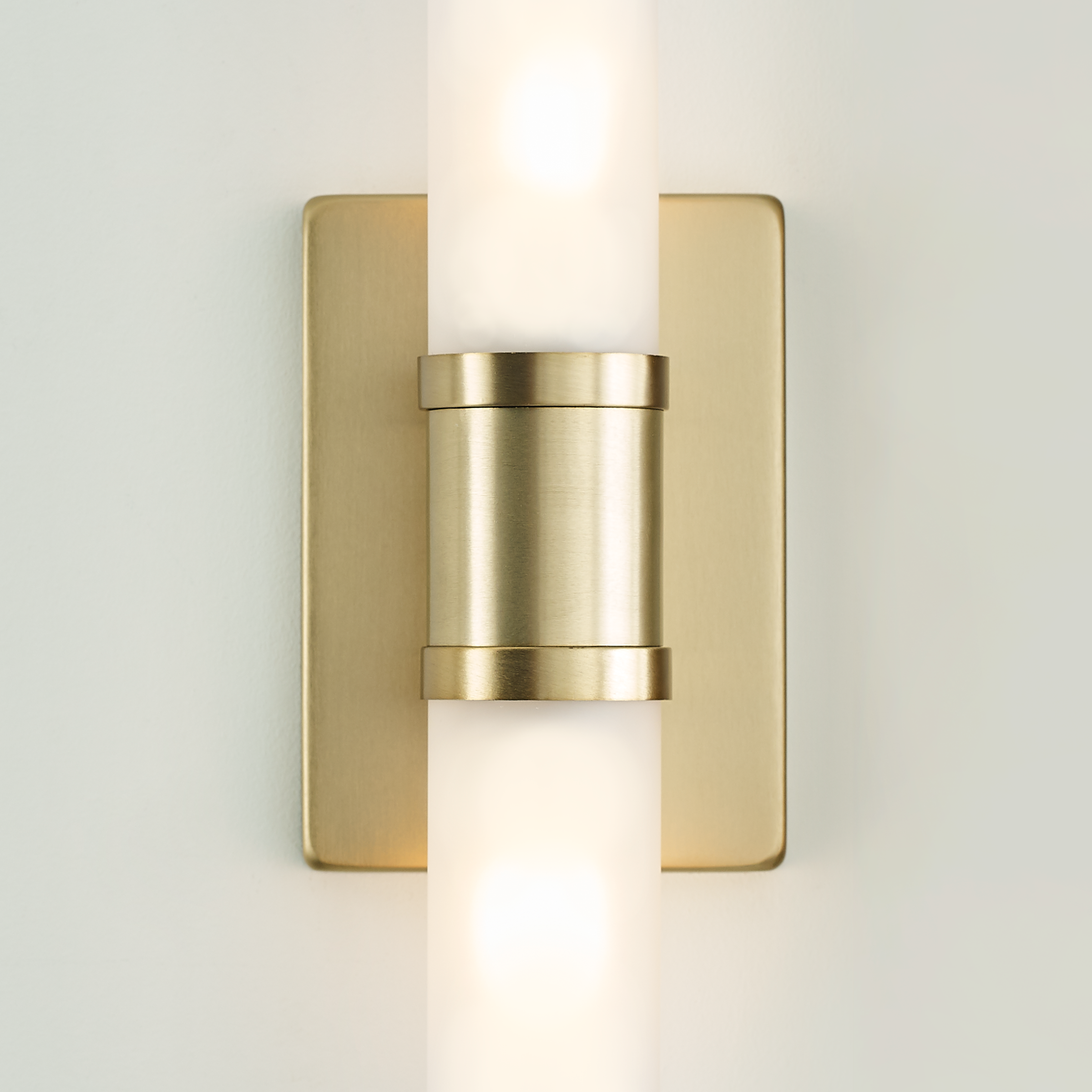 Keaton Small Two Light Wall / Bath Satin Brass