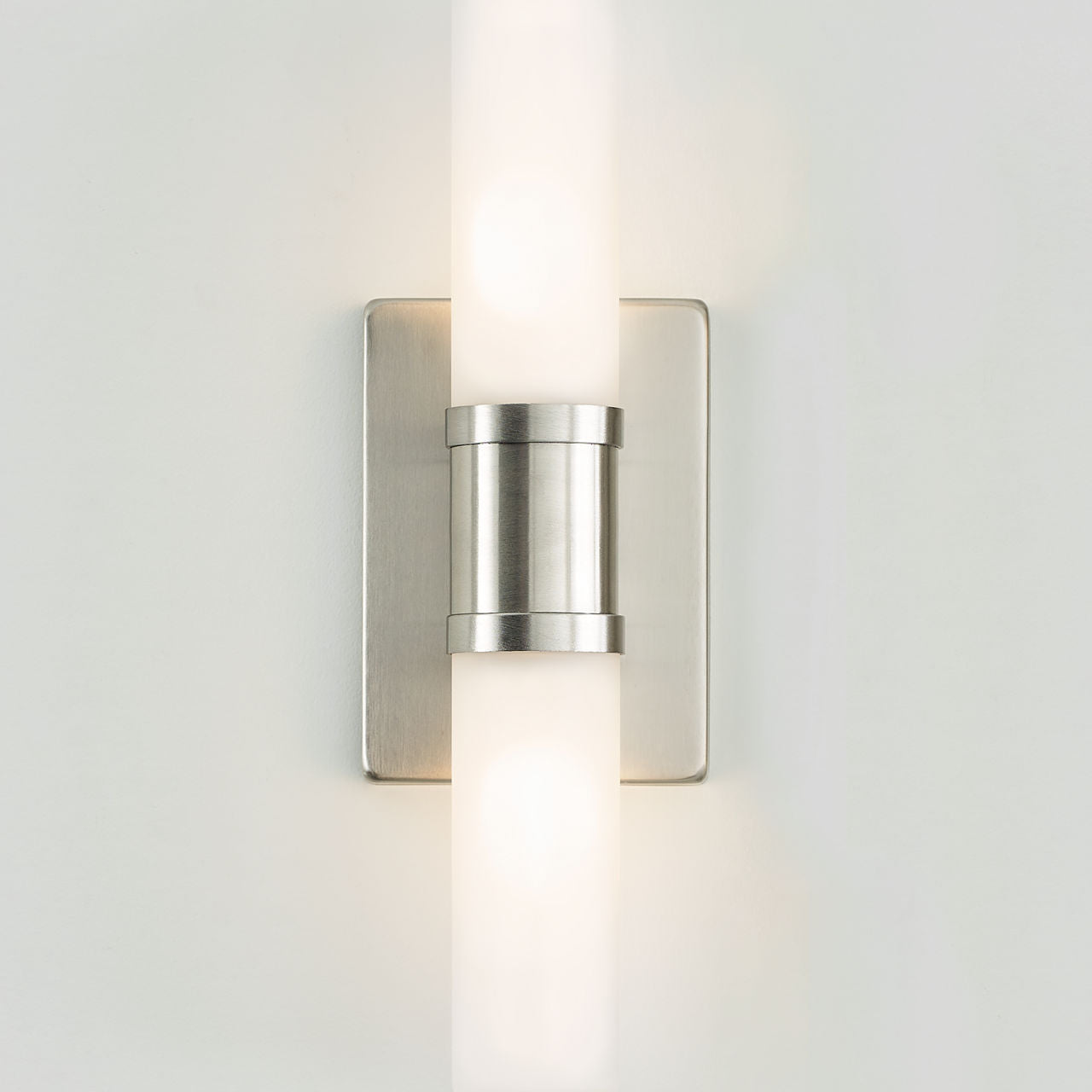 Keaton Small Two Light Wall / Bath Brushed Nickel