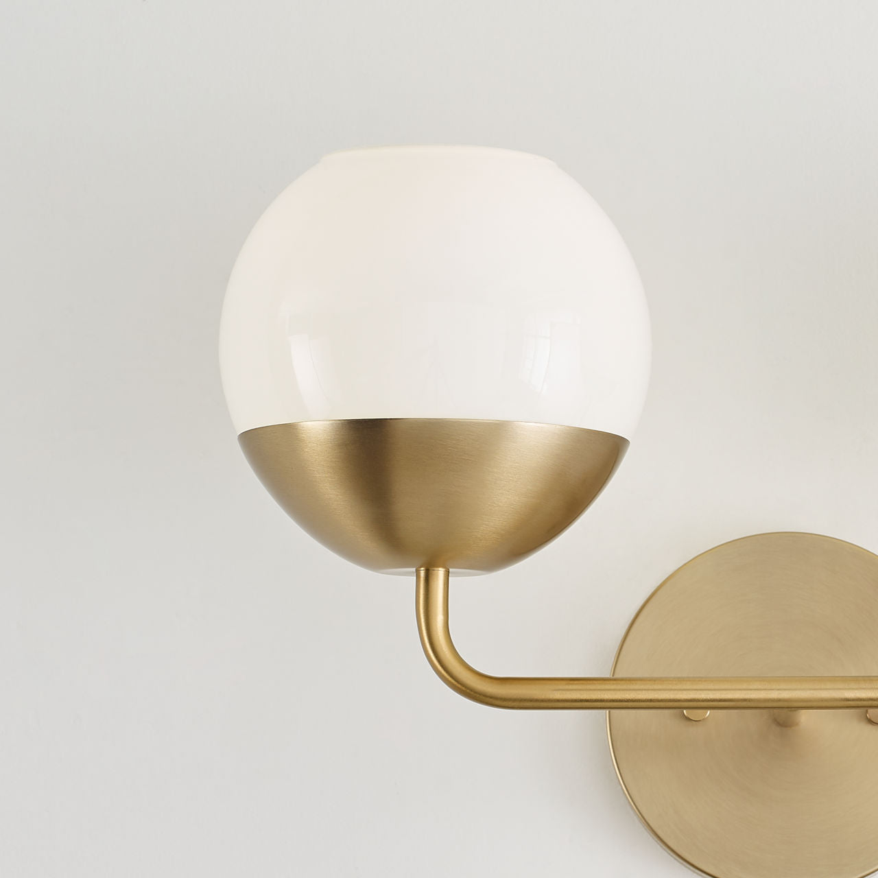 Alvin Two Light Wall / Bath Satin Brass
