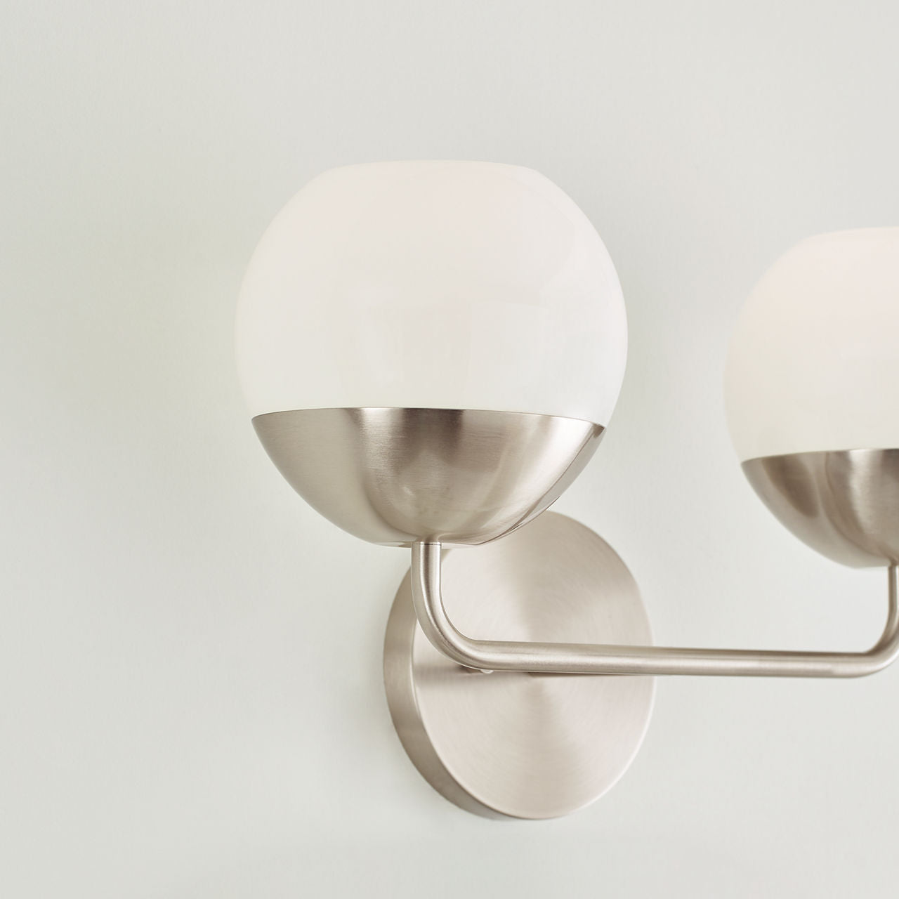 Alvin Two Light Wall / Bath Brushed Nickel