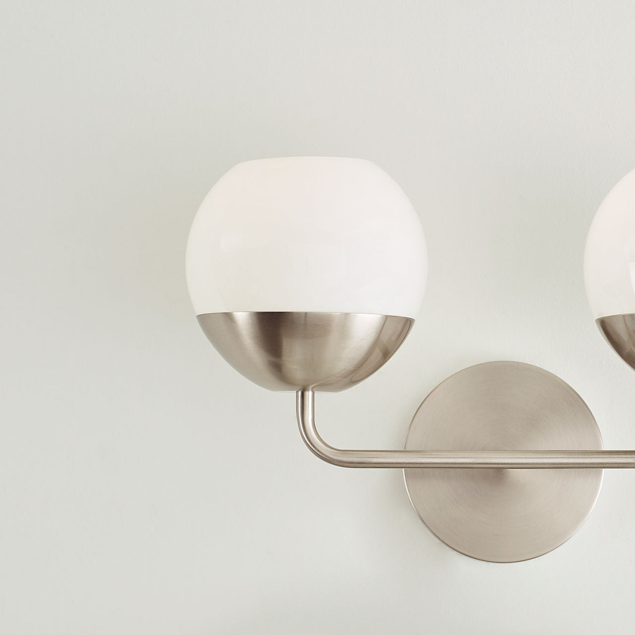 Alvin Two Light Wall / Bath Brushed Nickel