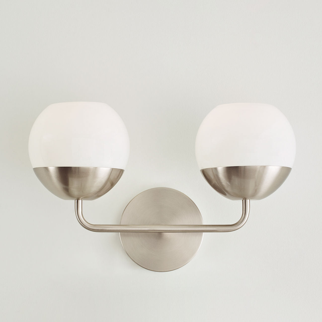 Alvin Two Light Wall / Bath Brushed Nickel