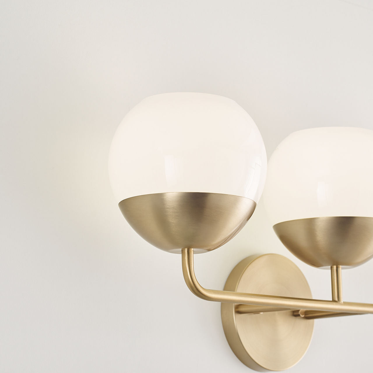 Alvin Three Light Wall / Bath Satin Brass