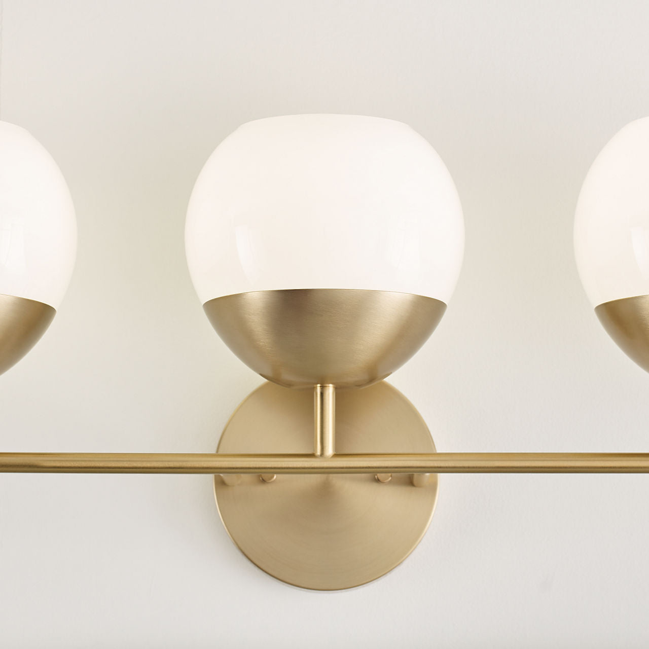 Alvin Three Light Wall / Bath Satin Brass