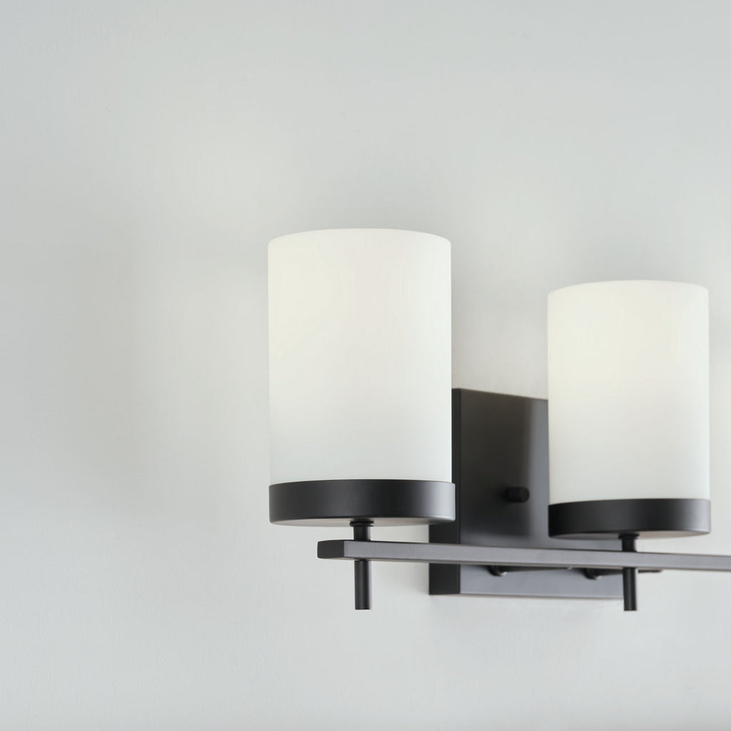 Zire Three Light Bath Midnight Black