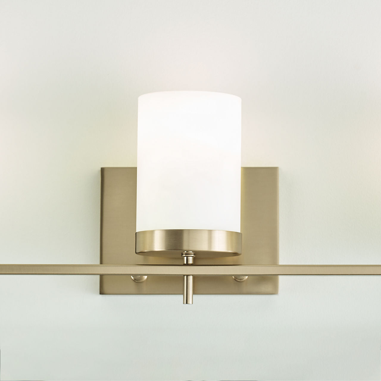 Zire Three Light Bath Satin Brass