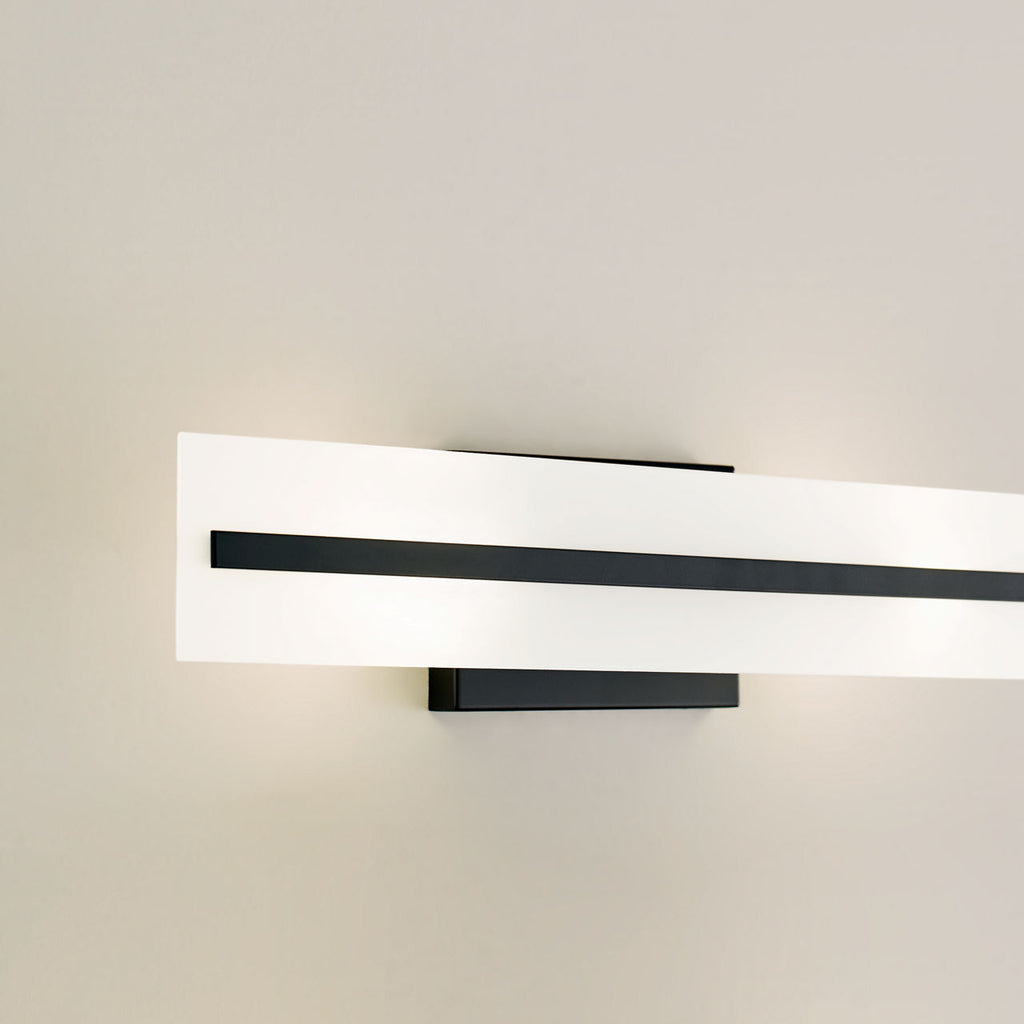 Dex Medium Two Light Wall / Bath Midnight Black