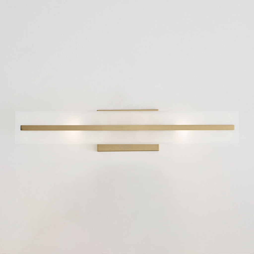 Dex Medium Two Light Wall / Bath Satin Brass