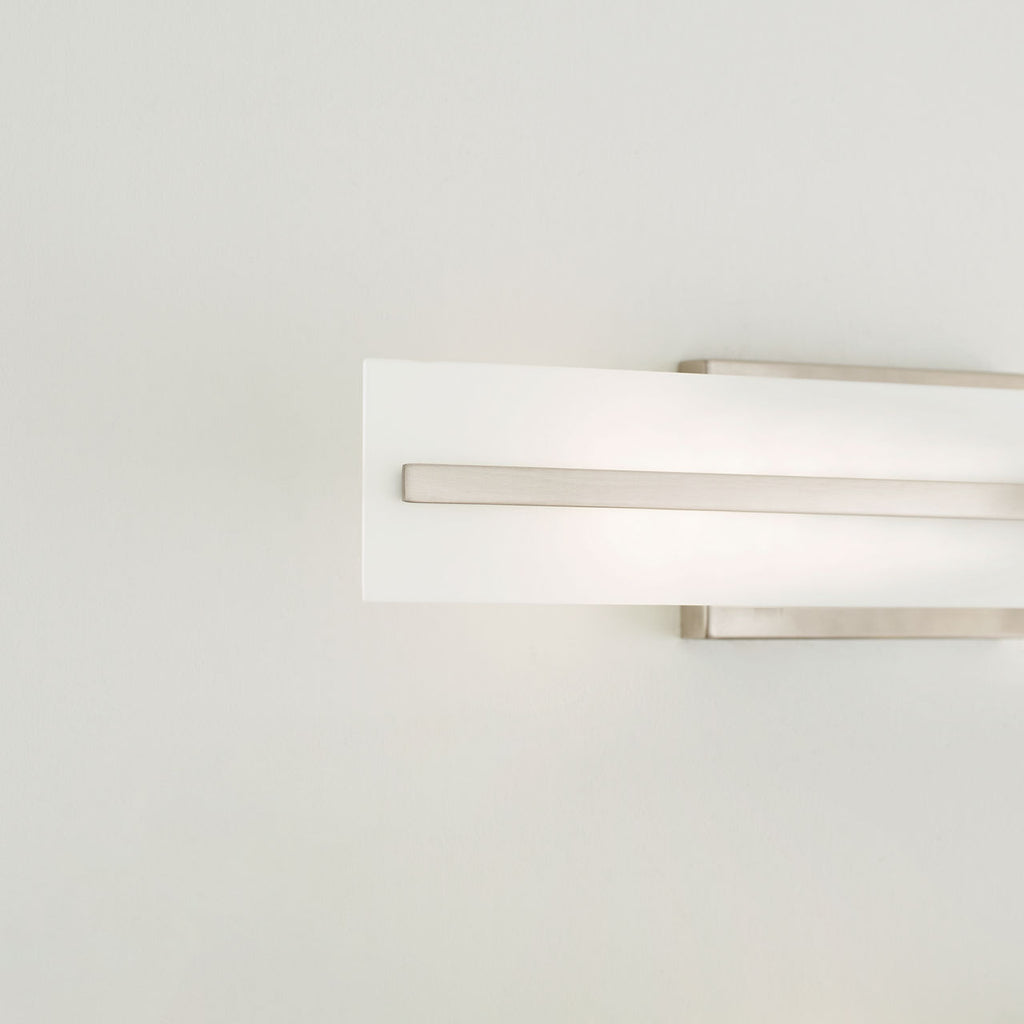 Dex Medium Two Light Wall / Bath Brushed Nickel