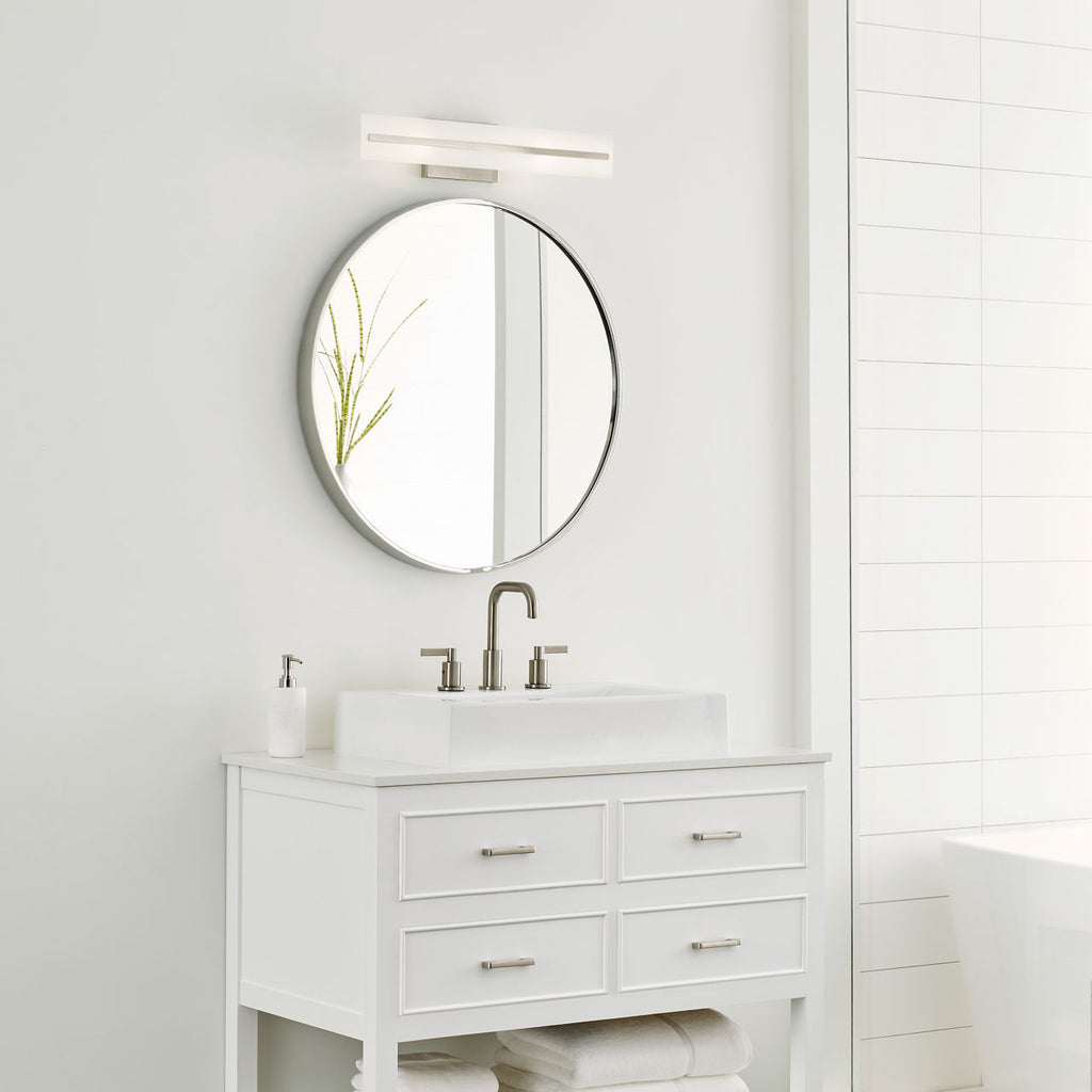 Dex Medium Two Light Wall / Bath Brushed Nickel