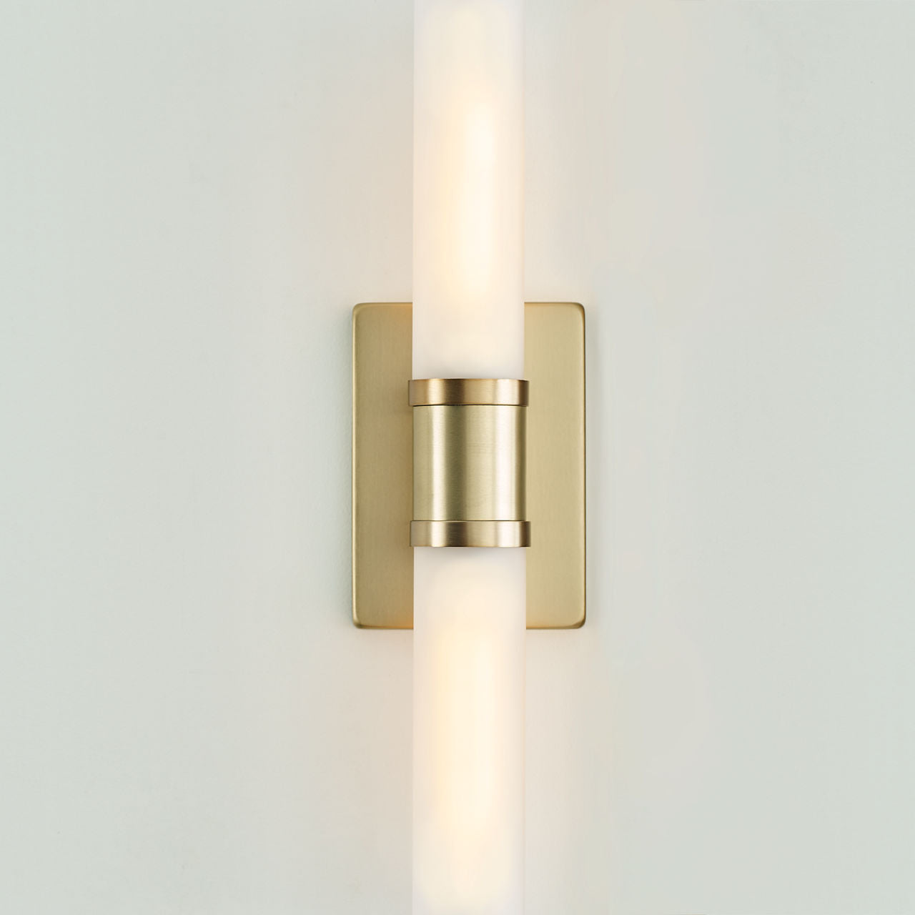 Keaton Medium Two Light Wall / Bath Satin Brass