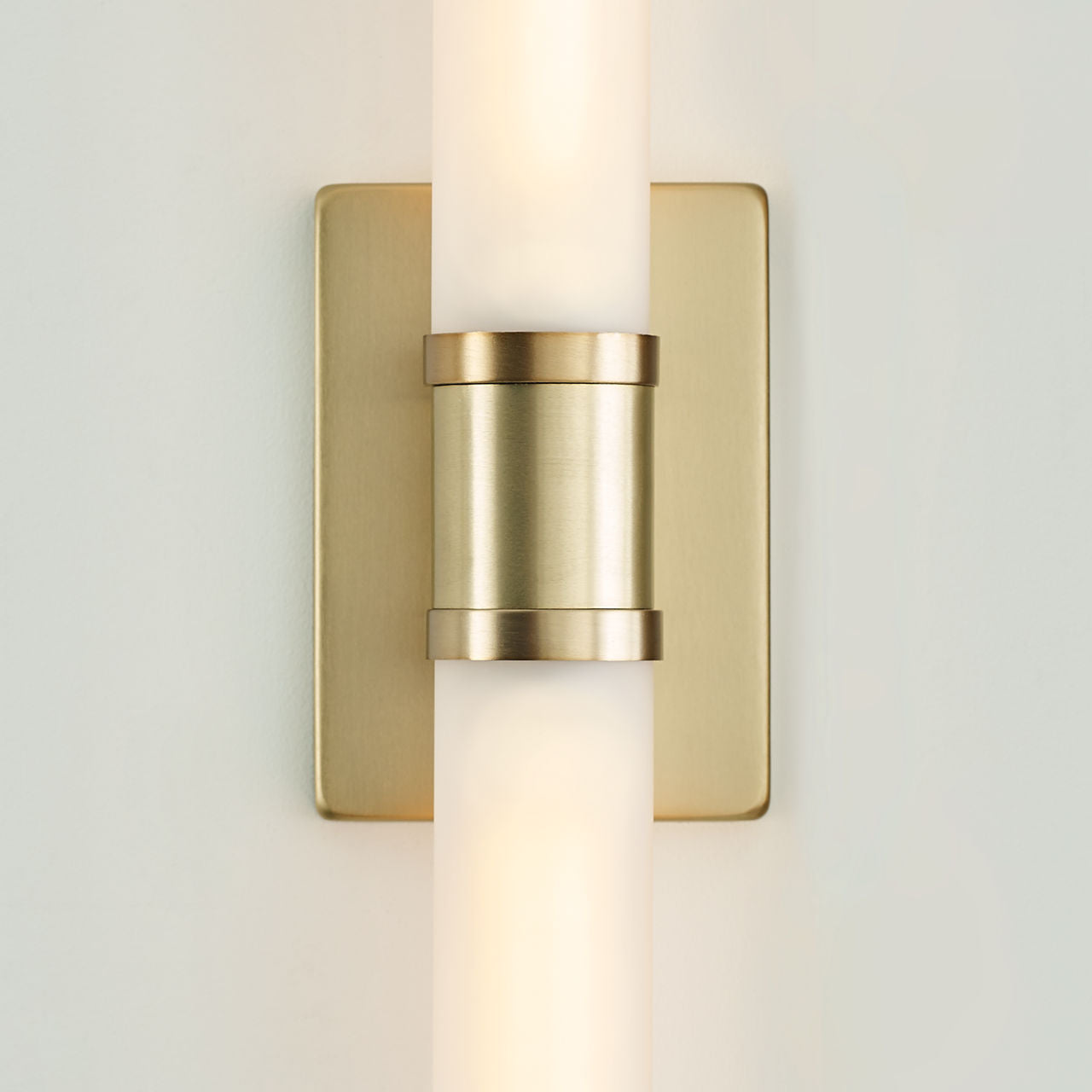 Keaton Medium Two Light Wall / Bath Satin Brass