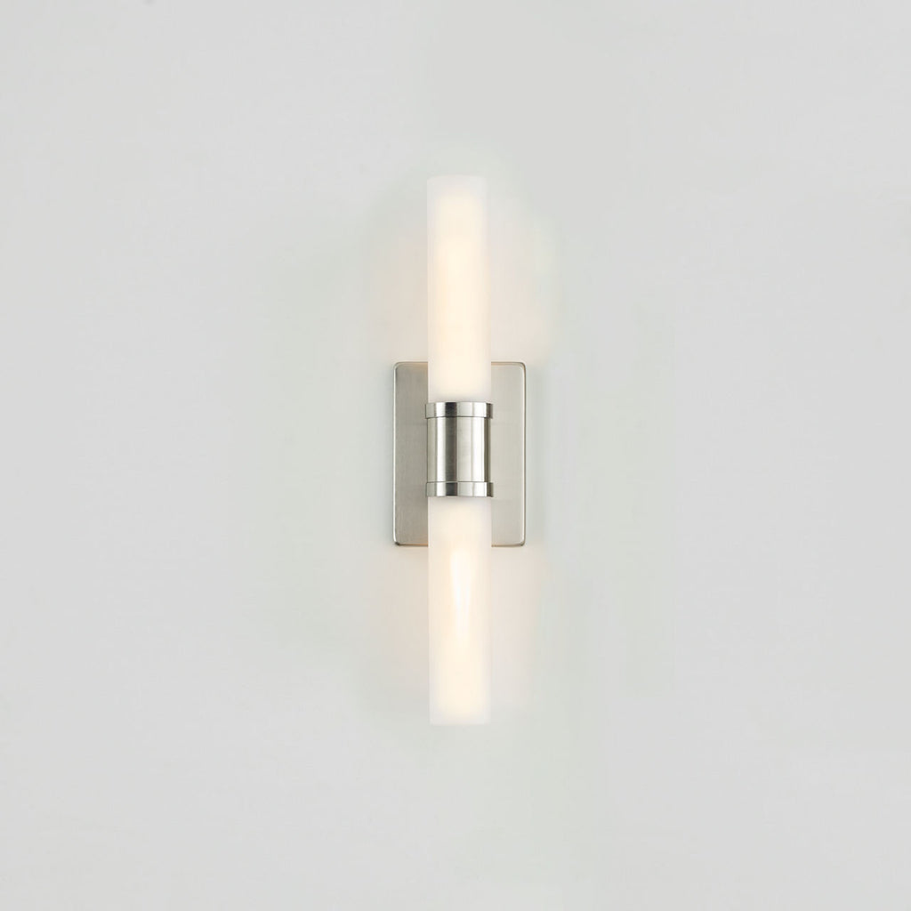 Keaton Medium Two Light Wall / Bath Brushed Nickel
