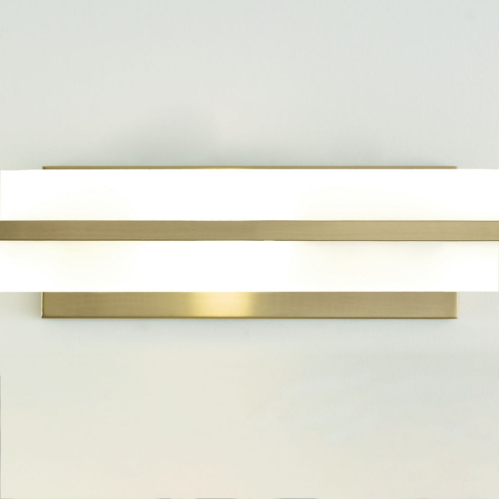 Dex Large Three Light Wall / Bath Satin Brass