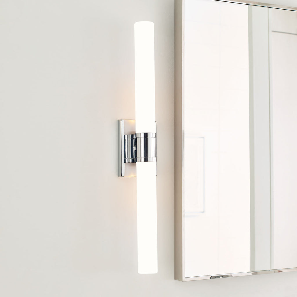 Keaton Large Two Light Wall / Bath Chrome