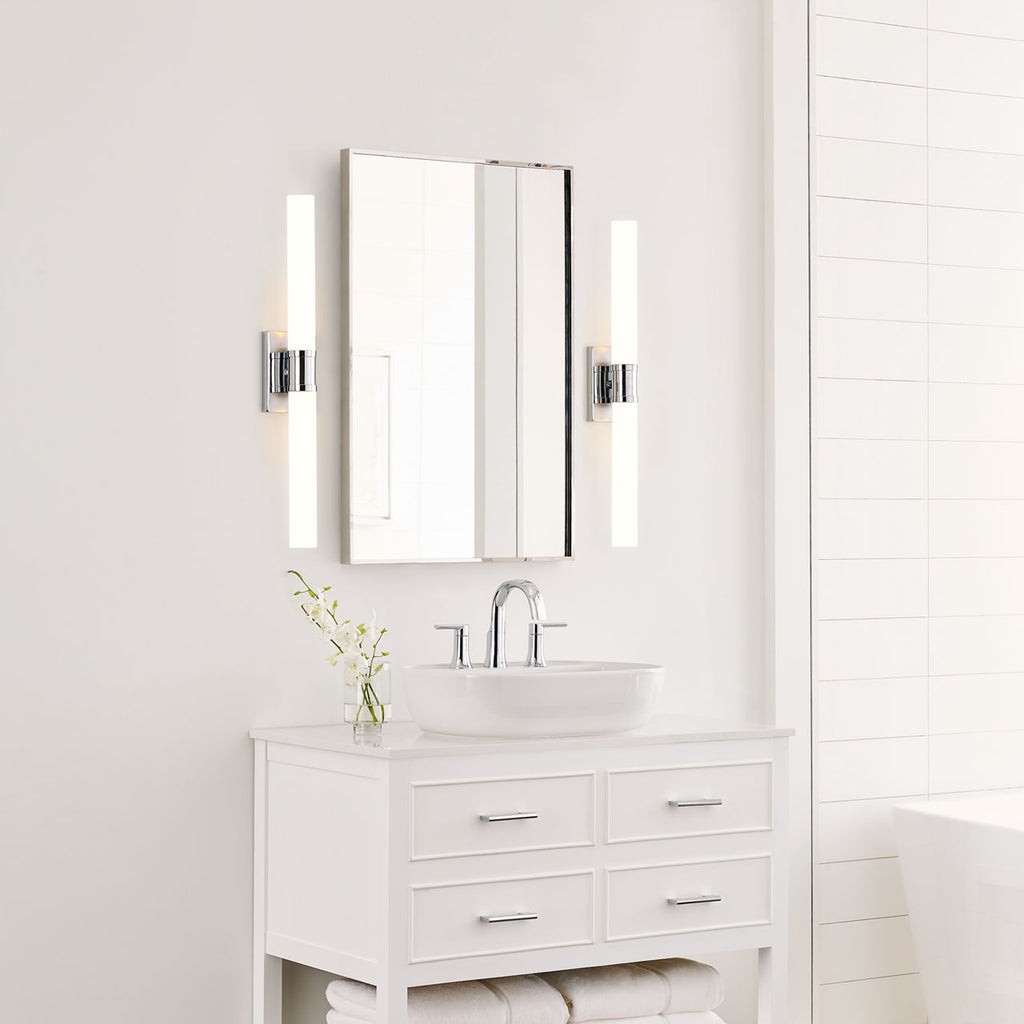 Keaton Large Two Light Wall / Bath Chrome