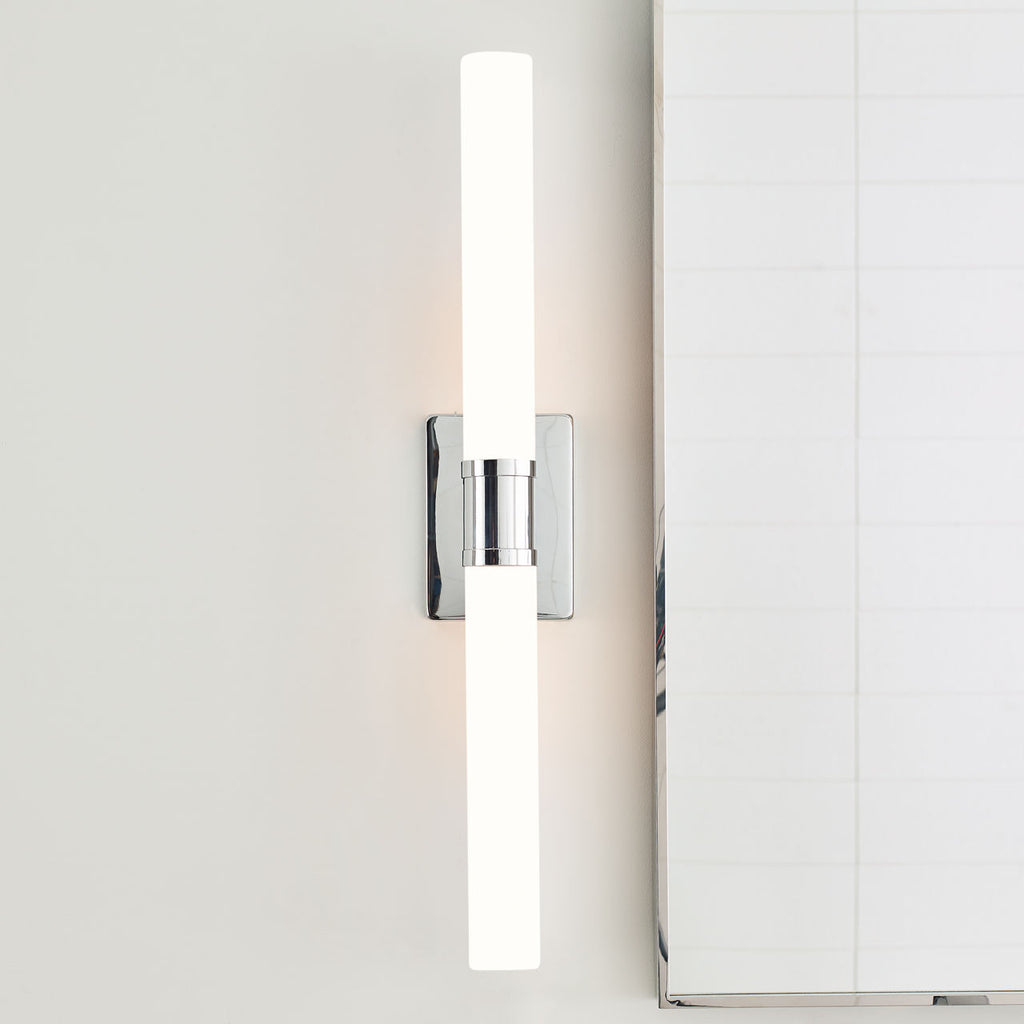 Keaton Large Two Light Wall / Bath Chrome