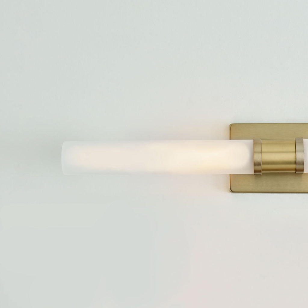Keaton Large Two Light Wall / Bath Satin Brass