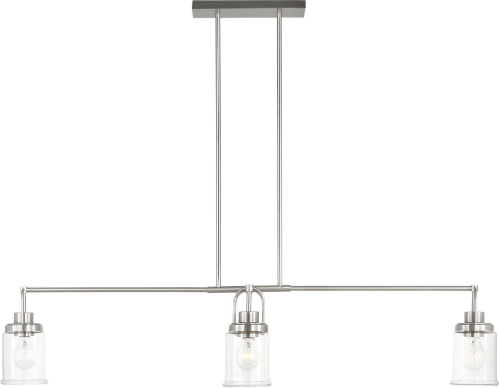 Anders Four Light Chandelier | Brushed Nickel Bulb(s) Not Included