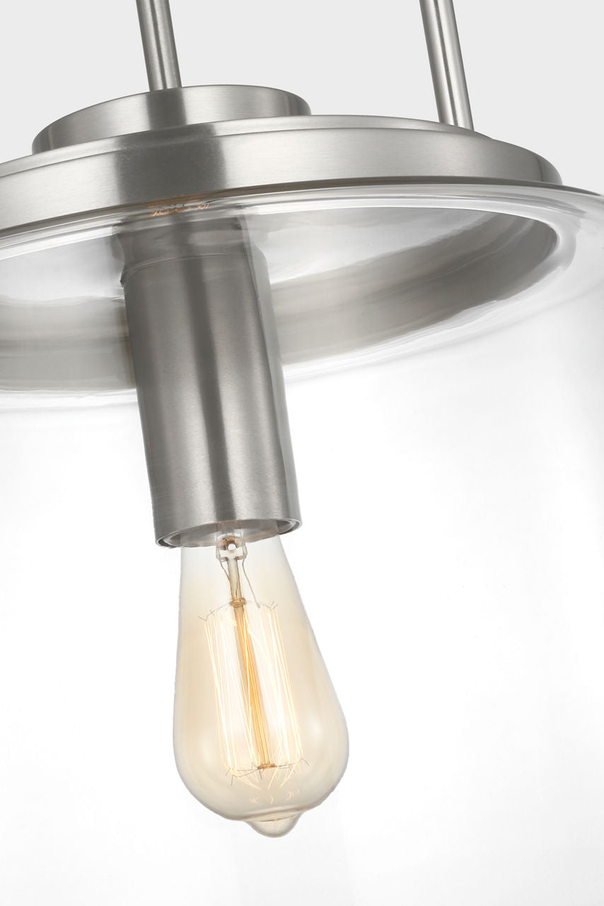Anders Large Pendant | Brushed Nickel Bulb(s) Not Included