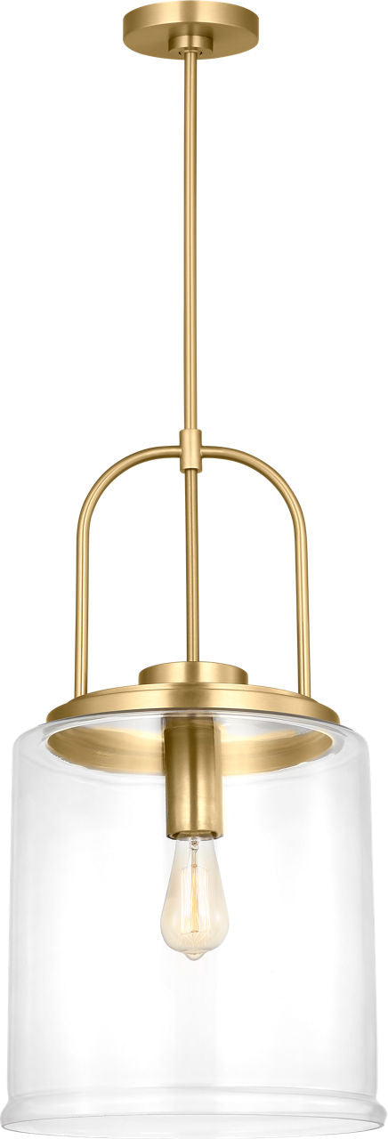 Anders Large Pendant | Satin Brass Bulb(s) Not Included