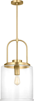 Anders Large Pendant | Satin Brass Bulb(s) Not Included