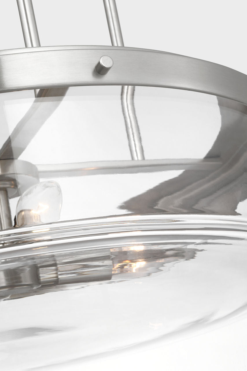 Anders Extra Large Pendant Brushed Nickel