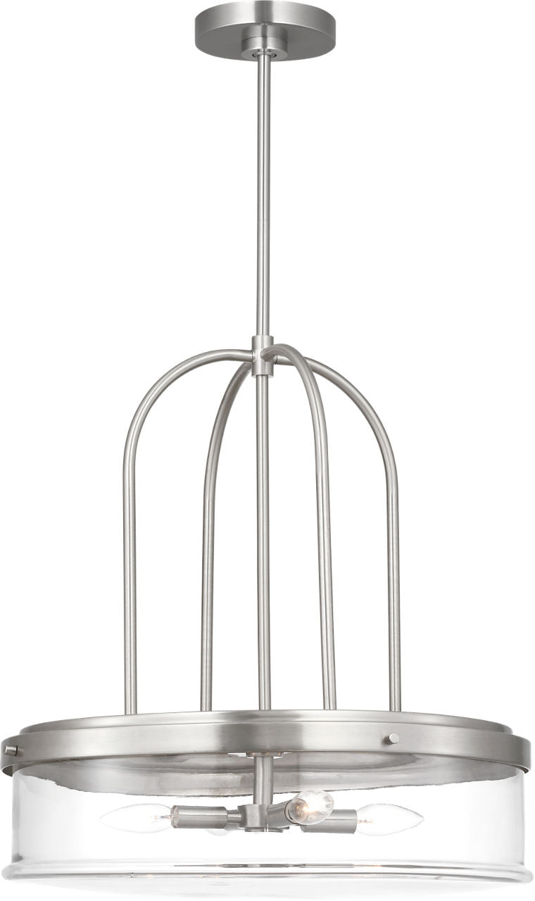 Anders Extra Large Pendant Brushed Nickel