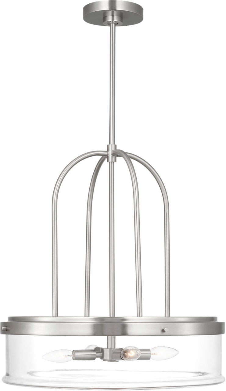 Anders Extra Large Pendant Brushed Nickel