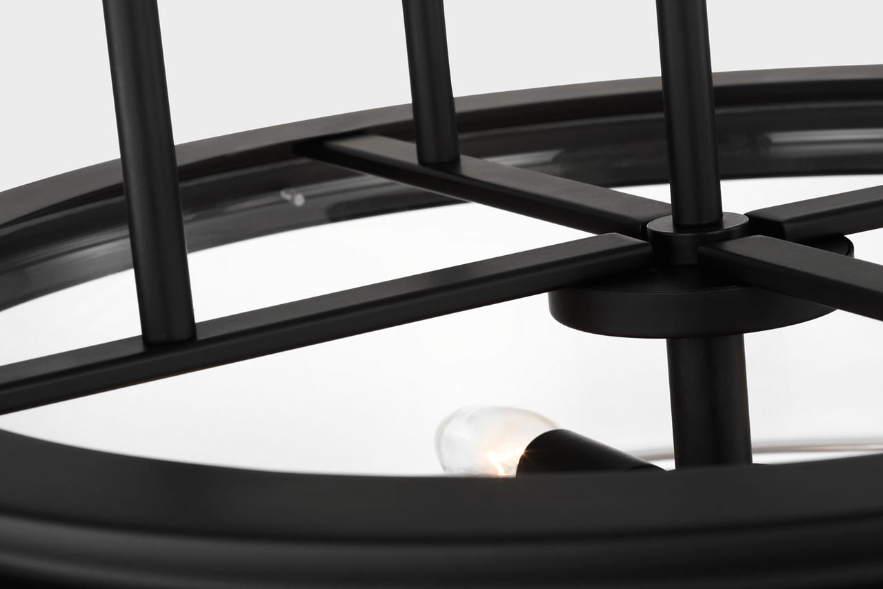 Anders Extra Large Pendant Midnight Black