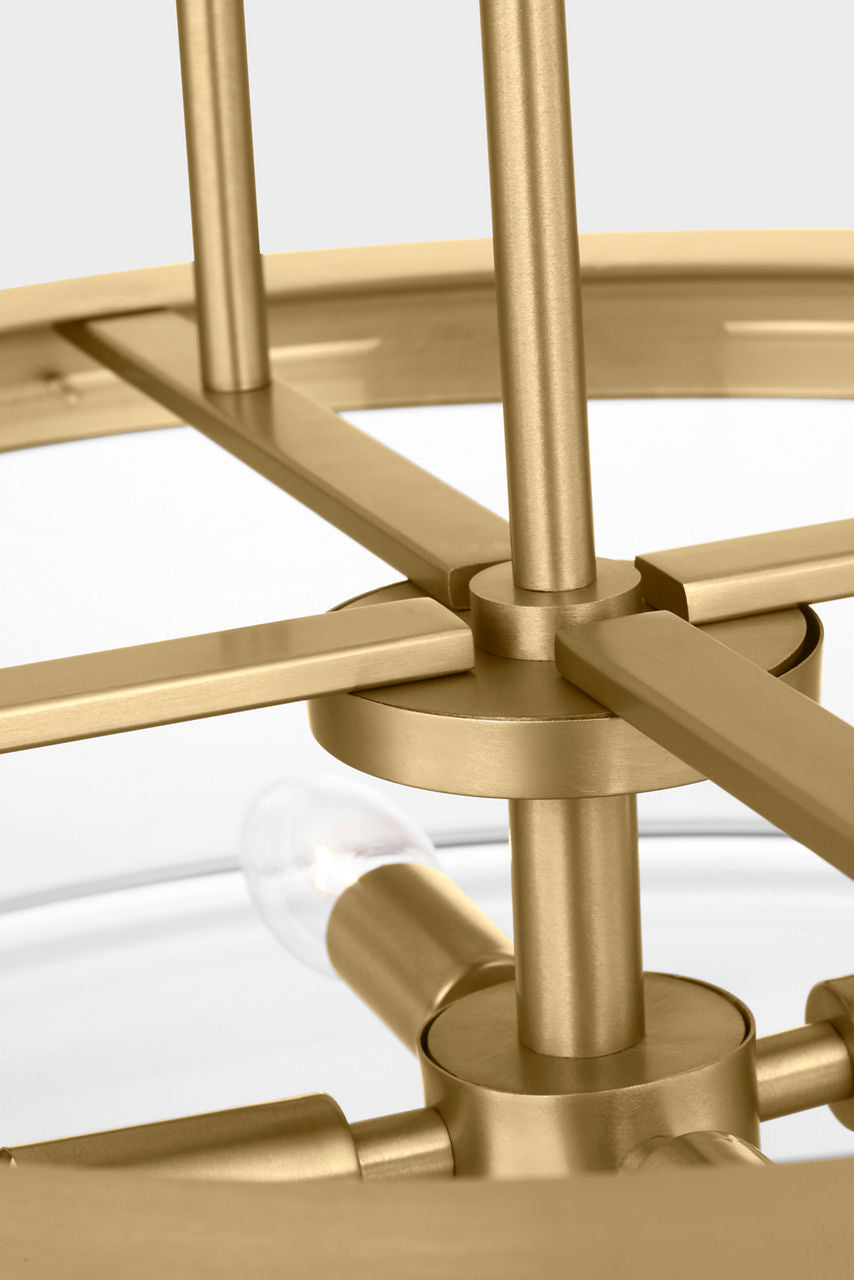 Anders Extra Large Pendant Satin Brass