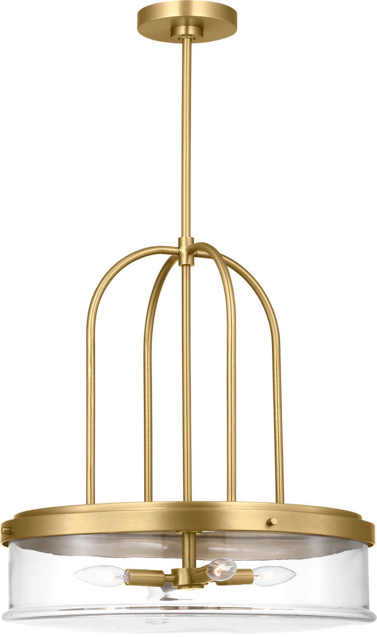 Anders Extra Large Pendant Satin Brass