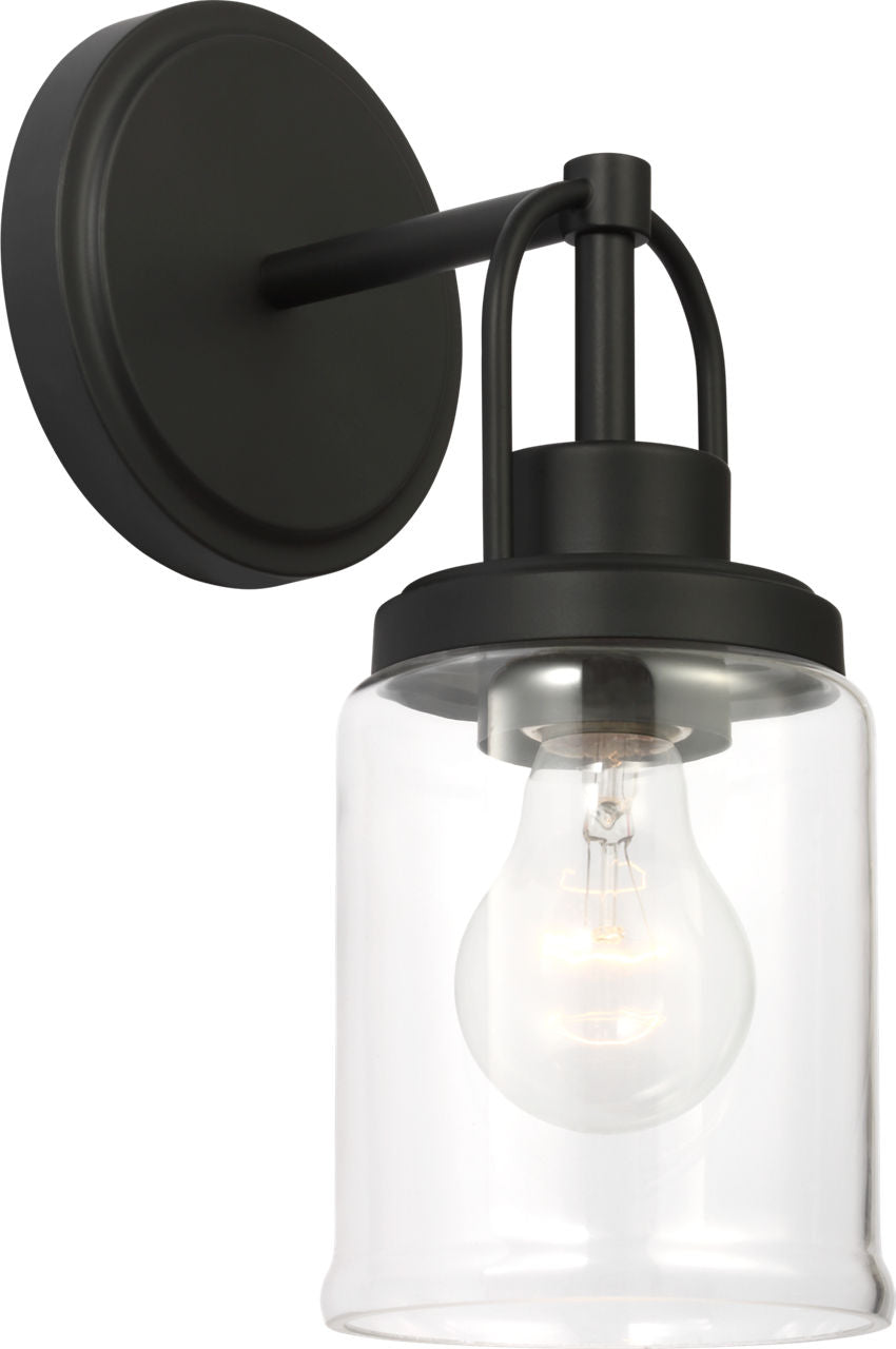 Anders Small Vanity | Midnight Black Bulb(s) Not Included