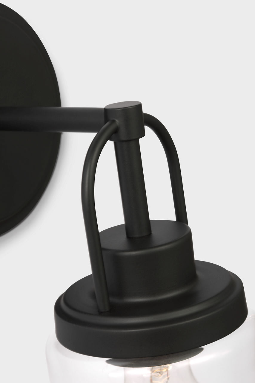 Anders Small Vanity | Midnight Black Bulb(s) Not Included
