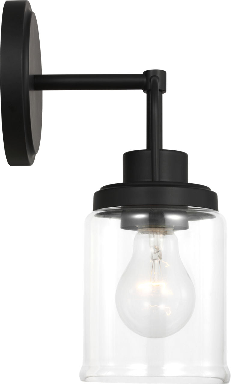 Anders Small Vanity | Midnight Black Bulb(s) Not Included