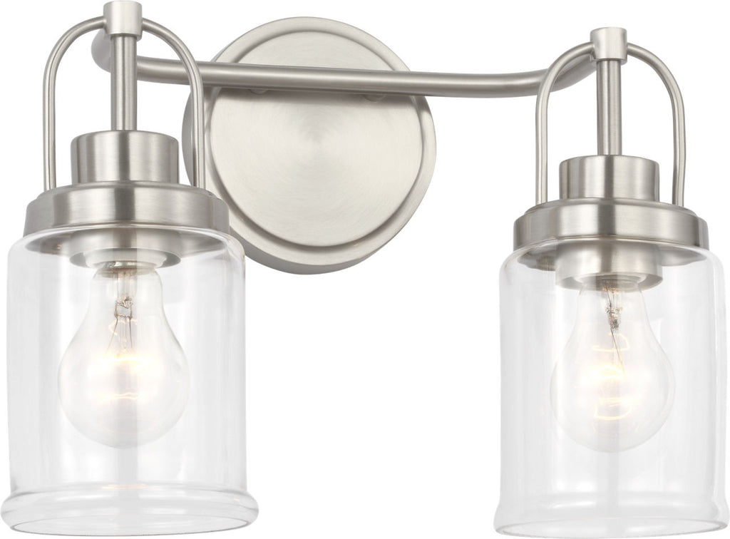 Anders Medium Vanity | Brushed Nickel Bulb(s) Not Included