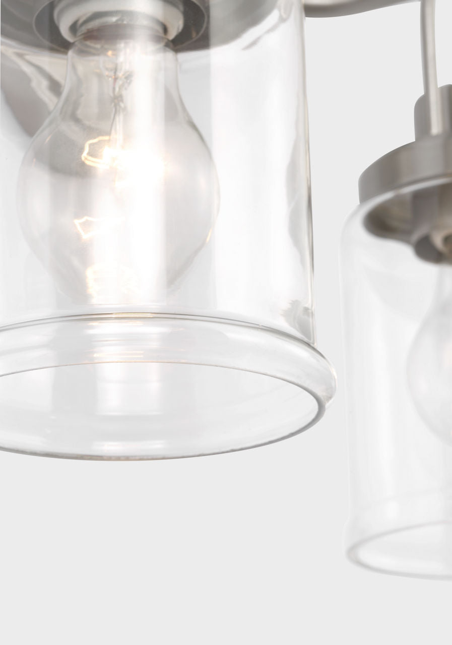 Anders Medium Vanity | Brushed Nickel Bulb(s) Not Included