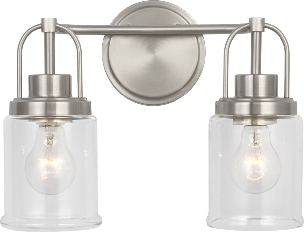 Anders Medium Vanity | Brushed Nickel Bulb(s) Not Included