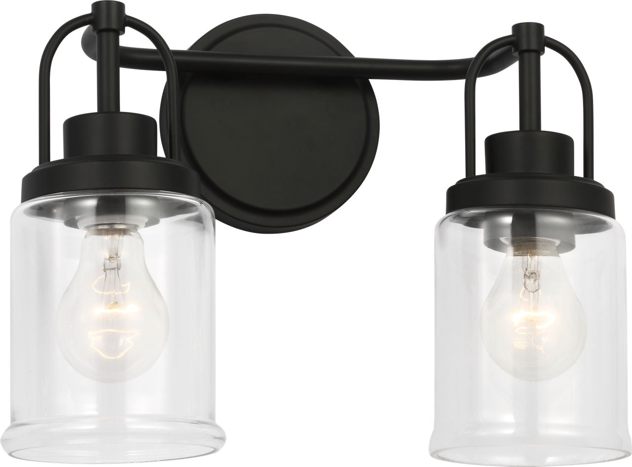 Anders Medium Vanity | Midnight Black Bulb(s) Not Included