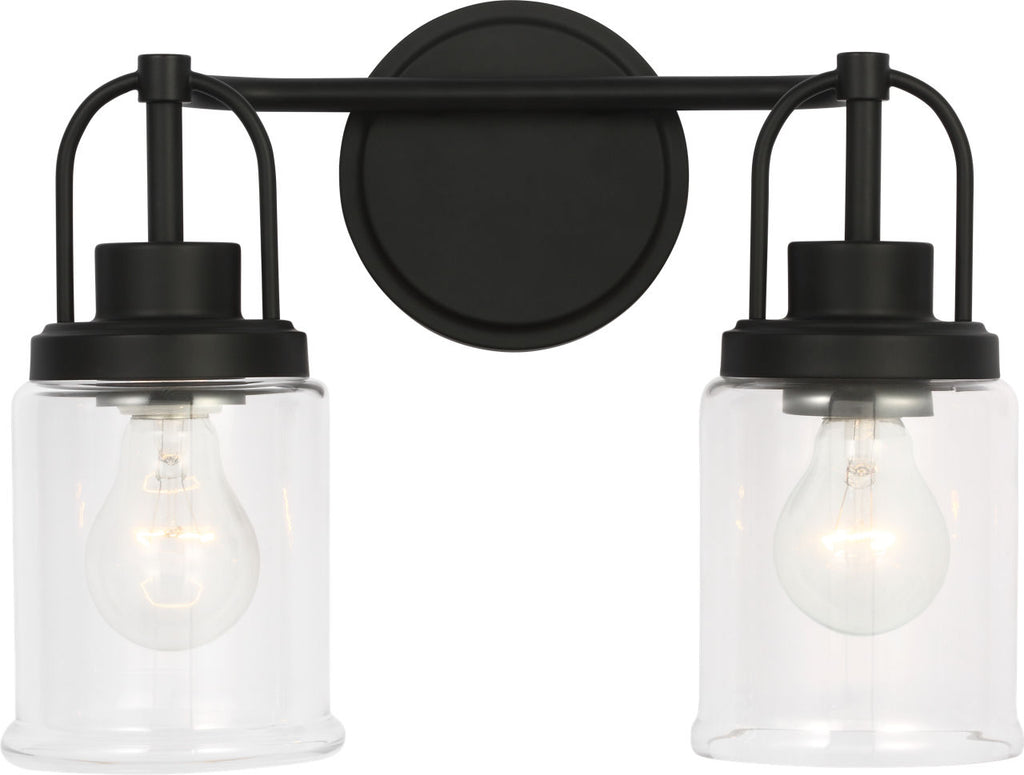 Anders Medium Vanity | Midnight Black Bulb(s) Not Included