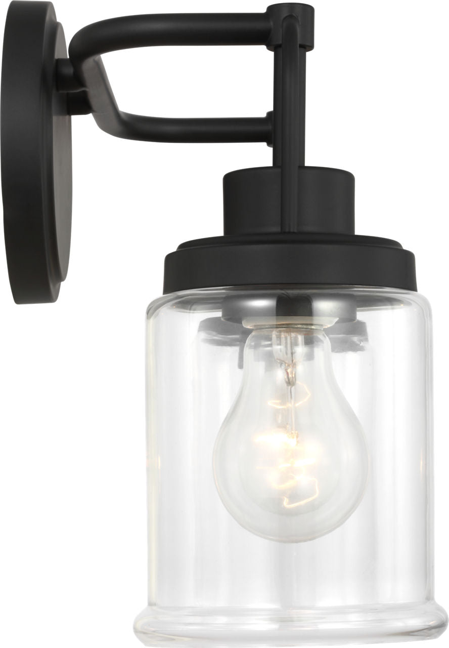 Anders Medium Vanity | Midnight Black Bulb(s) Not Included