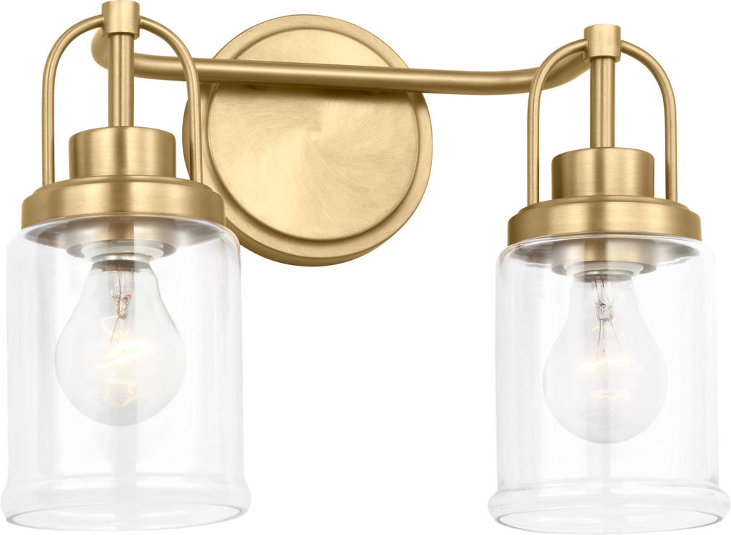 Anders Medium Vanity | Satin Brass Bulb(s) Not Included