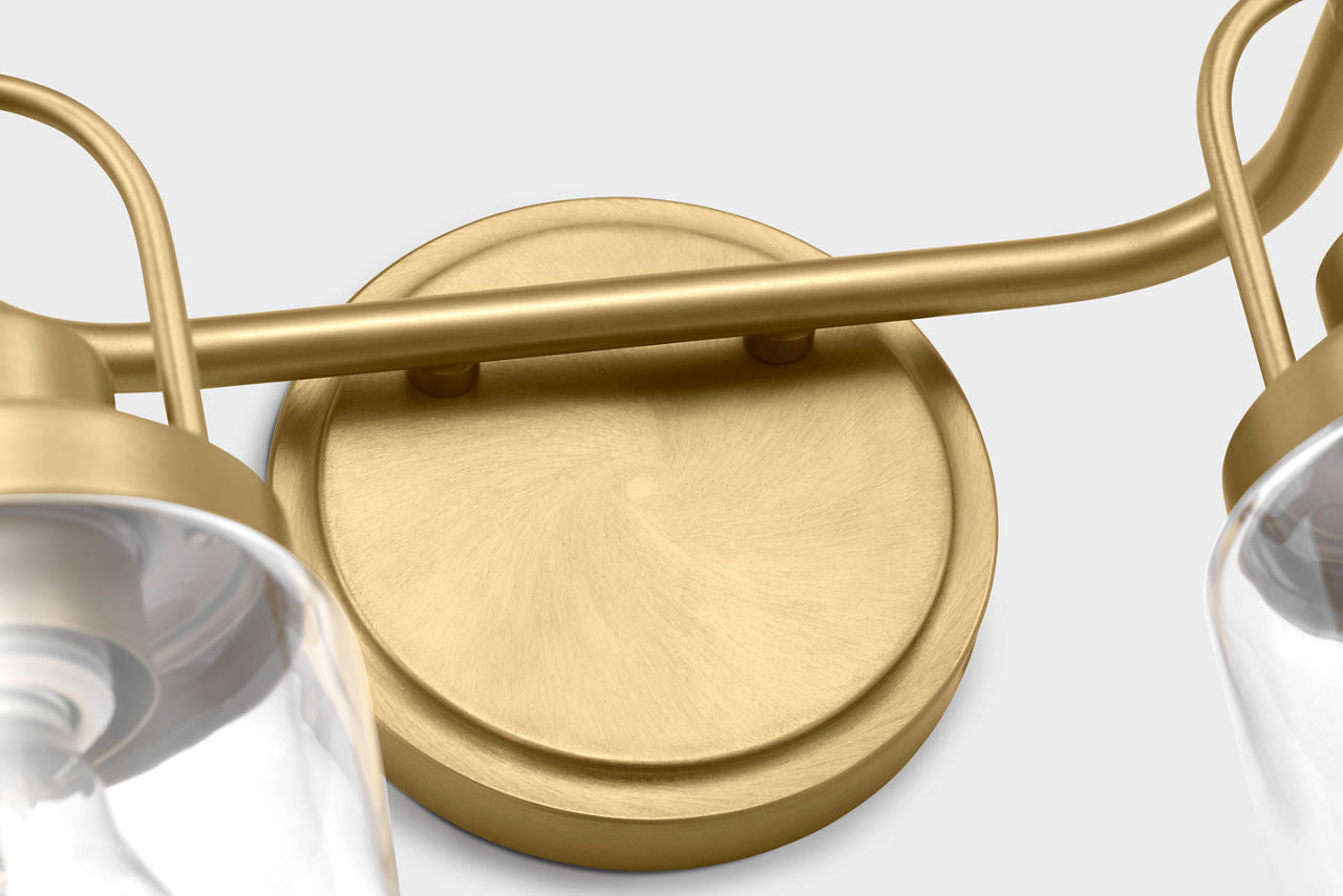 Anders Medium Vanity | Satin Brass Bulb(s) Not Included