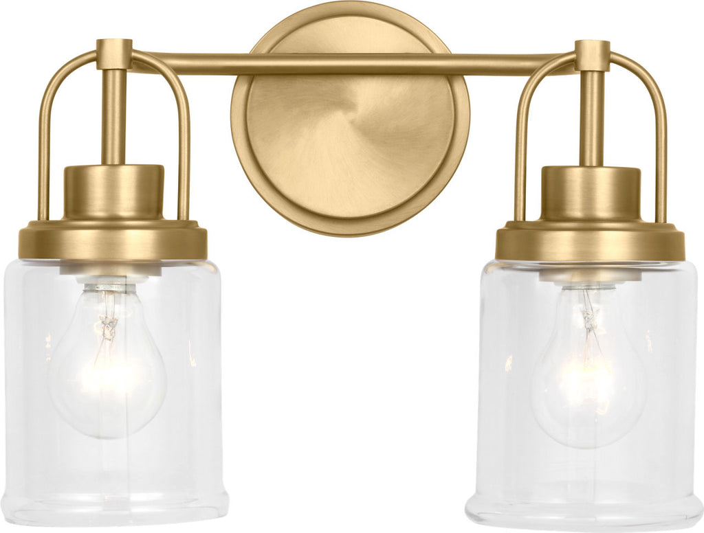 Anders Medium Vanity | Satin Brass Bulb(s) Not Included