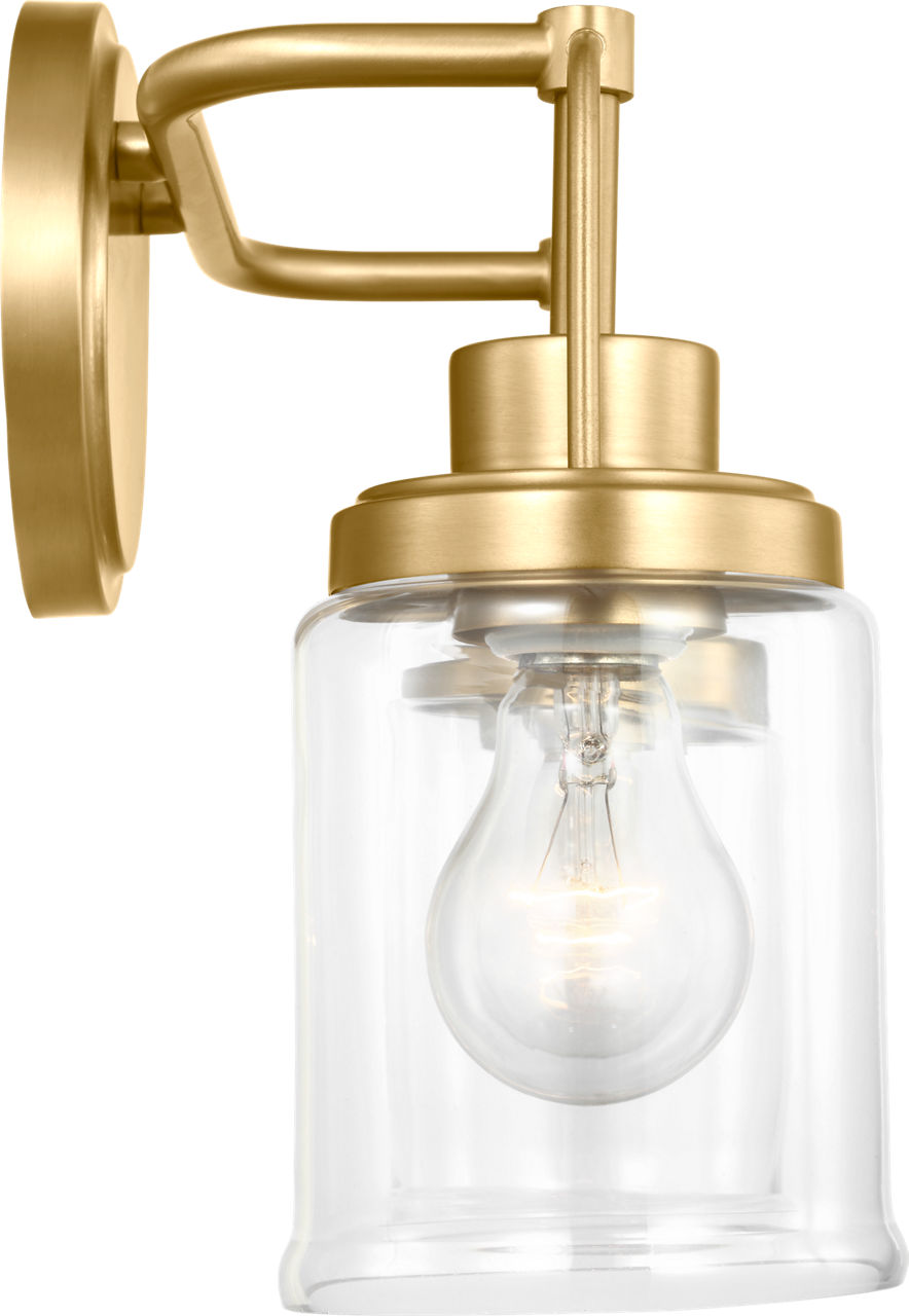 Anders Medium Vanity | Satin Brass Bulb(s) Not Included