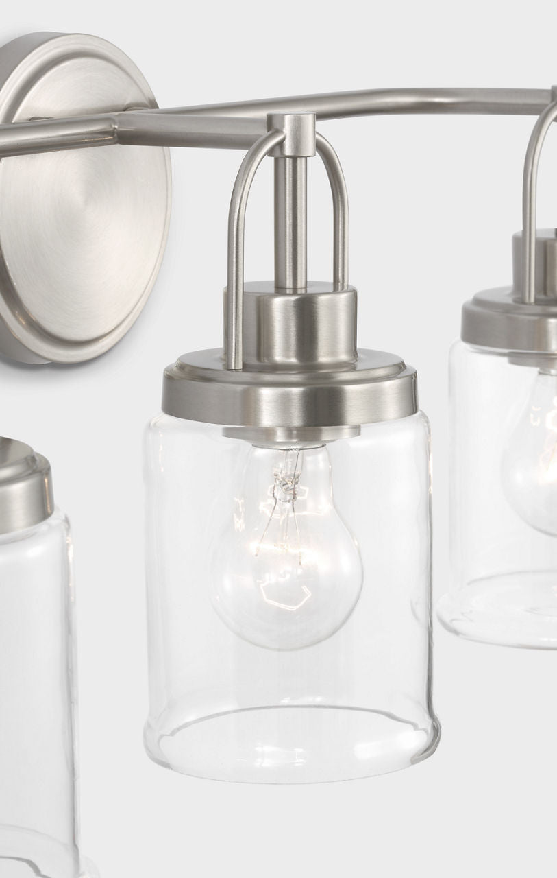 Anders Large Vanity | Brushed Nickel Bulb(s) Not Included