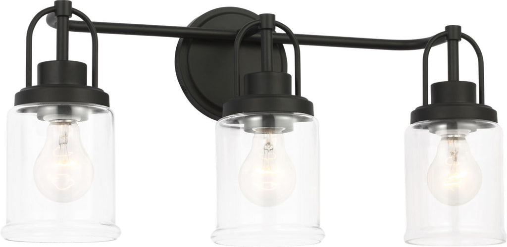 Anders Large Vanity | Midnight Black Bulb(s) Not Included