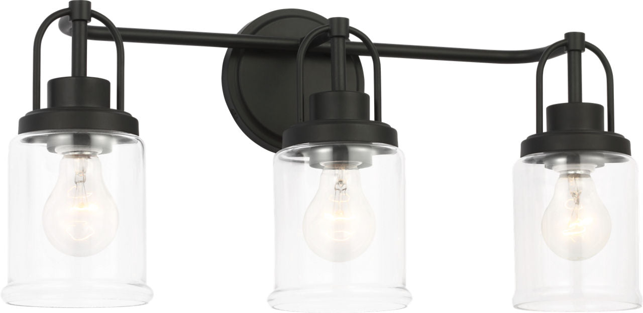 Anders Large Vanity | Midnight Black Bulb(s) Not Included