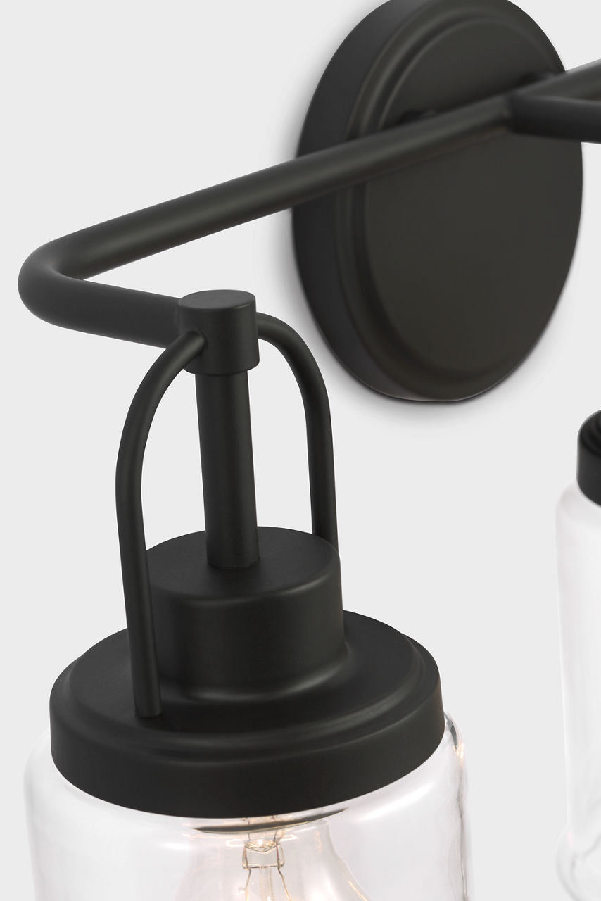 Anders Large Vanity | Midnight Black Bulb(s) Not Included